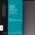 URBAN POLICY ANALYSIS: Directions For Future Research