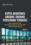 ASPEK AKUNTANSI UNDANG-UNDANG PERSEROAN TERBATAS
