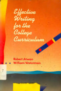 EFFECTIVE WRITING FOR THE COLLEGE CURRICULUM
