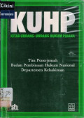 KUHP KITAB UNDANG-UNDANG HUKUM PIDANA