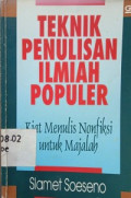 TEKNIK PENULISAN ILMIAH POPULER 