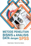 METODE PENELITIAN BISNIS DAN ANALISIS DATA DENGAN SPSS
