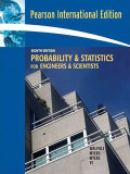 PROBALITY & STATISTICS FOR ENGINEERS & SCIENTISTS