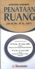 UNDANG-UNDANG PENATAAN RUANG (UU RI NO. 26 TH. 2007)