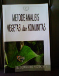 METODE ANALISIS VEGETASI DAN KOMUNITAS