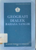 GEOGRAFI DIALEK BAHASA SANGIR
