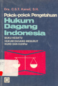 POKOK POKOK PENGETAHUAN HUKUM DAGANG INDONESIA