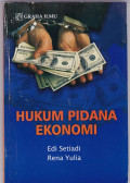 HUKUM PIDANA EKONOMI