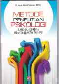 METODE PENELITIAN PSIKOLOGI LANGKAH CERDAS MENYELESAIKAN SKRIPSI