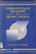 PEMBANGUNAN EKONOMI DI DUNIA KETIGA JILID 1 EDISI KEEMPAT