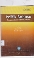 POLITIK BAHASA: RUMUSAN SEMINAR POLITIK BAHASA