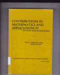 CONTRIBUTIONS IN MATHEMATICS AND APPLICATIONS IV