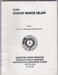 ILMU HUKUM WARIS ISLAM