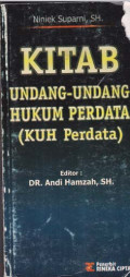 KITAB UNDANG-UNDANG HUKUM PERDATA (KUH PERDATA))