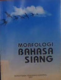 MORFOLOGI BAHASA SIANG