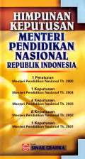 HIMPUNAN KEPUTUSAN MENTERI PENDIDIKAN NASIONAL REPUBLIK INDONESIA