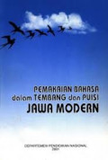 PEMAKAIAN BAHASA DALAM TEMBANG DAN PUISI JAWA MODERN