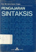 PENGAJARAN SINTAKSIS
