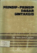 PRINSIP-PRINSIP DASAR SINTAKSIS