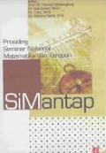 PROSIDING SEMINAR NASIONAL MATEMATIKA DAN TERAPAN : SiMantap