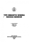 TIPE SEMANTIK NOMINA BAHASA MANDAR