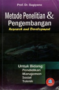 METODE PENELITIAN & PENGEMBANGAN RESEARCH AND DEVELOPMENT