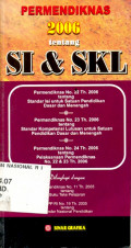 PERMENDIKNAS 2006 TENTANG SI & SKL