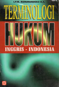 TERMINOLOGI HUKUM : INGGRIS - INDONESIA