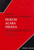 KITAB UNDANG-UNDANG HUKUM ACARA PIDANA